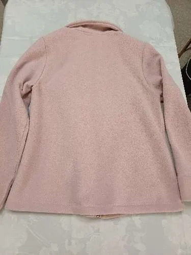 Collection L Damen Fleecejacke Gr. 38 Rosa Stehkragen Reißverschluss