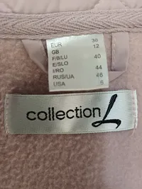Collection L Damen Fleecejacke Gr. 38 Rosa Stehkragen Reißverschluss 3