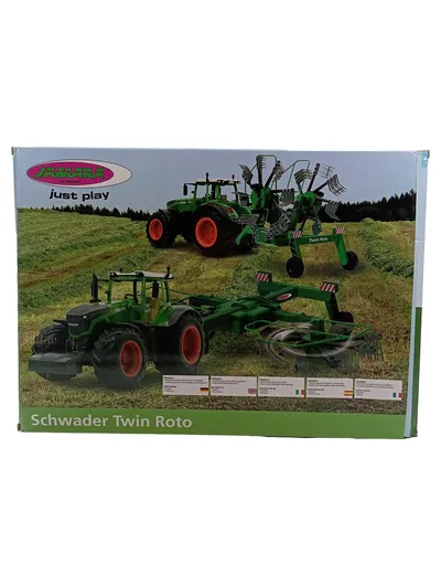 Jamara Schwader Twin Roto RC Modell Landwirtschaft 1:16 Ferngesteuert