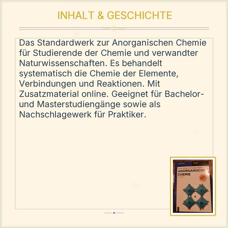 Anorganische Chemie Riedel Janiak 8. Auflage De Gruyter Studium Fachbuch 3