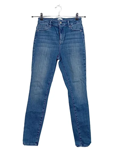 ONLY High Waist Jeans Damen W30 Blau Skinny Stretch Blue Denim