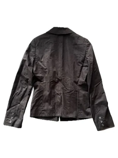 VERO MODA Damen Blazer Sakko tailliert Gr. 38 Schwarz Baumwolle