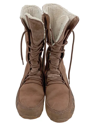 Sorel Damen Schneestiefel Winterstiefel Braun Leder Gr. 40 gefüttert