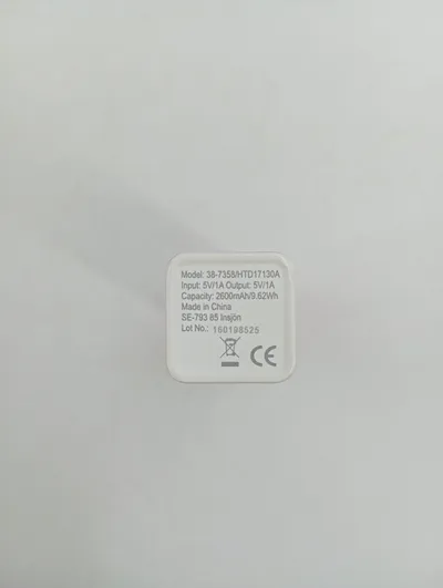 Clas Ohlson Powerbank 2600mAh Rosa 5V/1A USB Externer Akku