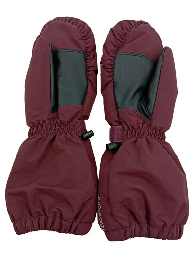 Jack Wolfskin Kinder Fäustlinge Skihandschuhe Gr. 140 Bordeaux Texapore