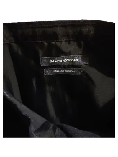 Marc O'Polo Damen Faltenrock Wolle Gr. 42/XL Blau Business