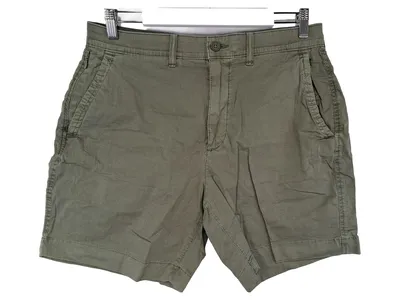 Abercrombie & Fitch Herren Shorts Chino Oliv Gr. 34 Classic Fit Stretch