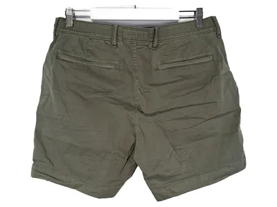 Abercrombie & Fitch Herren Shorts Chino Oliv Gr. 34 Classic Fit Stretch