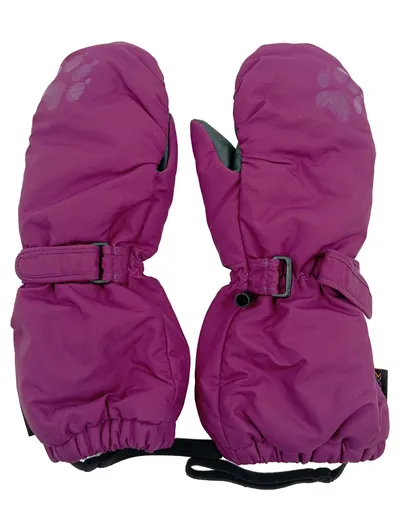 Jack Wolfskin Kinder Fäustlinge Skihandschuhe Gr. 128 Lila Stormlock