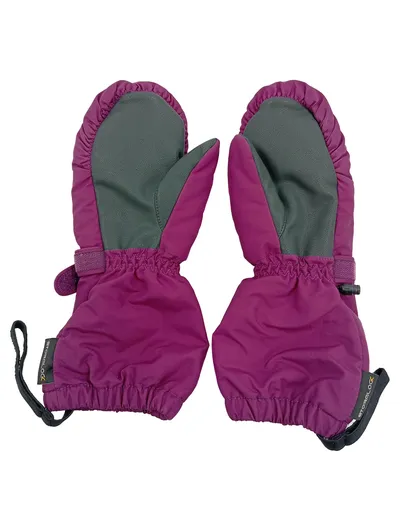 Jack Wolfskin Kinder Fäustlinge Skihandschuhe Gr. 128 Lila Stormlock