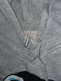 Fishbone Kapuzenpullover Damen Gr. S Grau Pinguin Motiv Hoodie 2