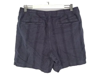 Abercrombie & Fitch Herren Shorts Größe L Blau Gestreift Casual