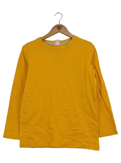 ALANA Kinder Langarmshirt Gr. 122 Gelb Basic Baumwolle Longsleeve