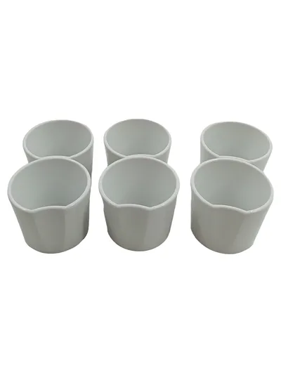 Thermomix TM Cups Porzellan Trinkbecher 6er Set Weiß Seltmann Weiden