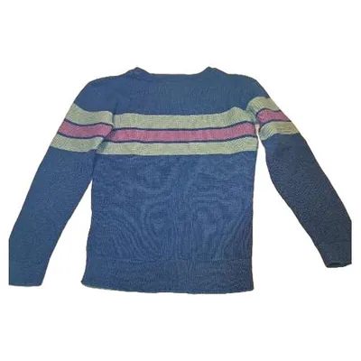 ALANA Kinder Pullover Gr. 122 Blau Gestreift Baumwolle Langarm Strick