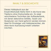 Töpfern ohne Scheibe Aufbaukeramik KreativWerkstatt Falken Hobbybuch 3