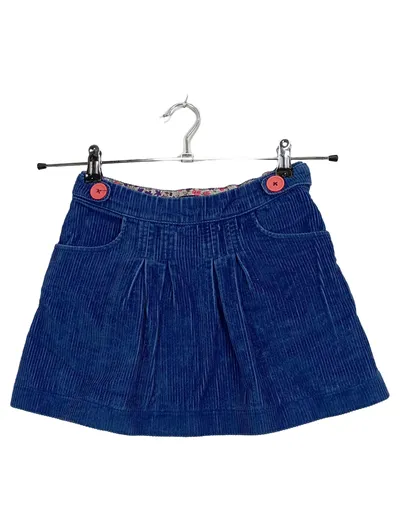 Mini Boden Cordrock Mädchen Gr. 140 (9-10J) Blau Cord Minirock
