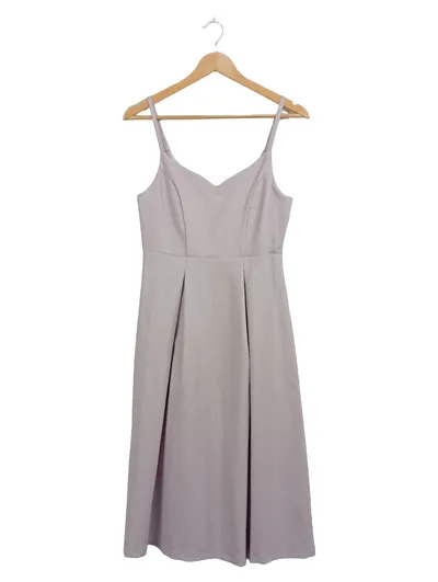 ABOUT YOU Liana Dress Damen Trägerkleid Gr. 38 Lila Midi Freizeitkleid