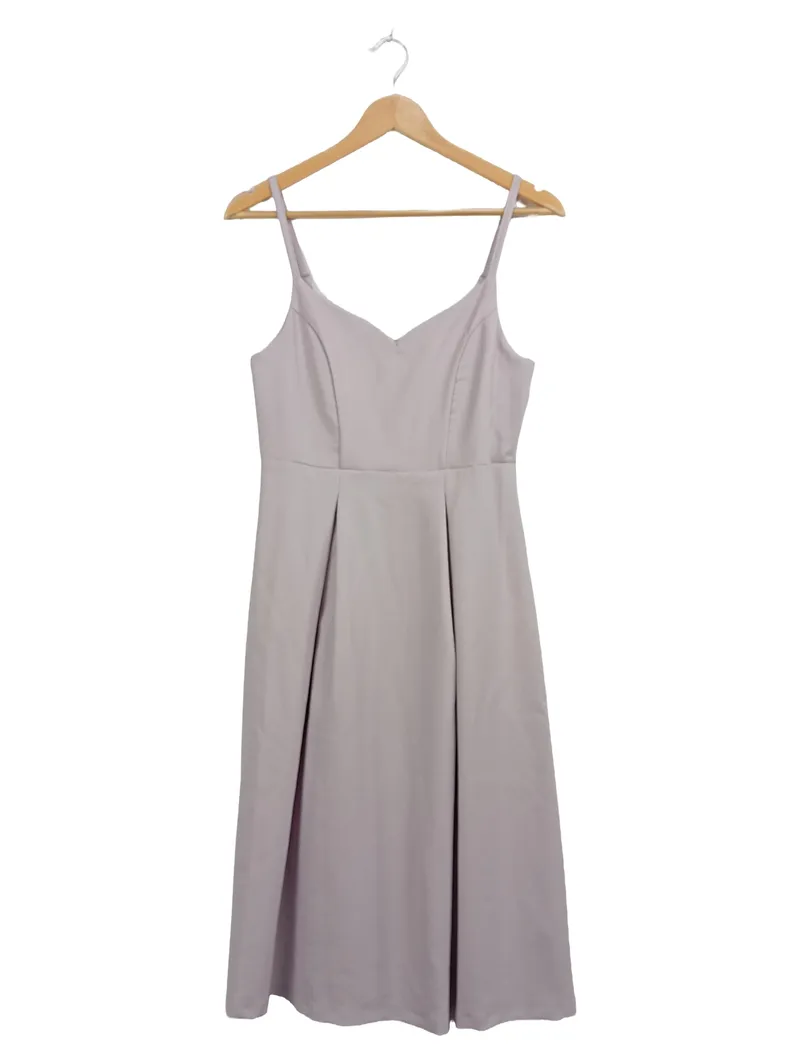 ABOUT YOU Liana Dress Damen Trägerkleid Gr. 38 Lila Midi Freizeitkleid 1