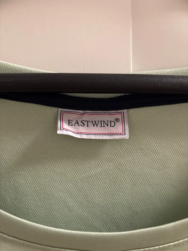Eastwind Damen T-Shirt Gr. 36-38 Mintgrün Basic Kurzarm 2