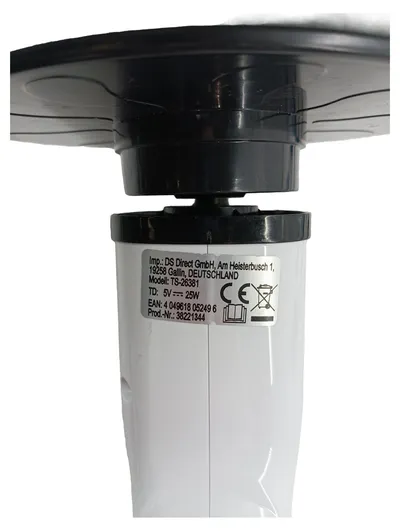 CLEANmaxx Elektrische Reinigungsbürste Akku 8-tlg Aufsätze USB Weiß TS-26381