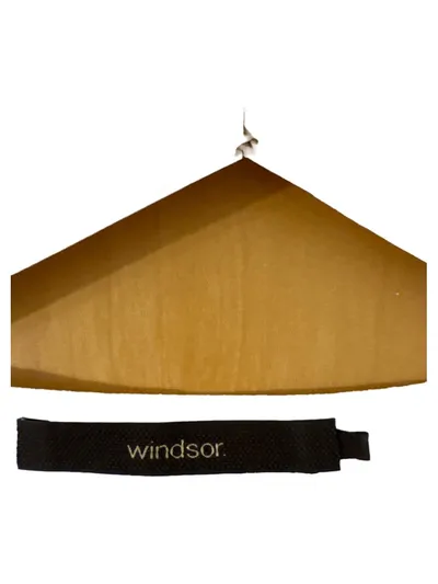 windsor. Damen Bluse Gr. 42 Weiß V-Ausschnitt Elegant Kurzarm