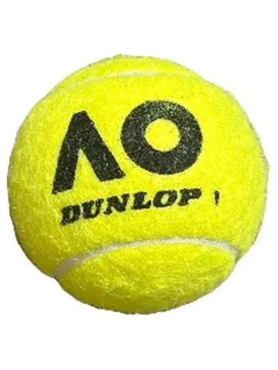 Dunlop Australian Open Tennisball AO Gelb Trainingsball 1 Stück