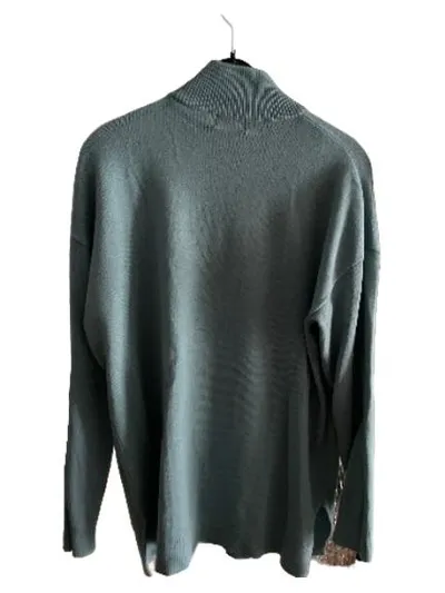 Oxmo Damen Pullover Rollkragen Türkis Gr. XXL Strick Basic