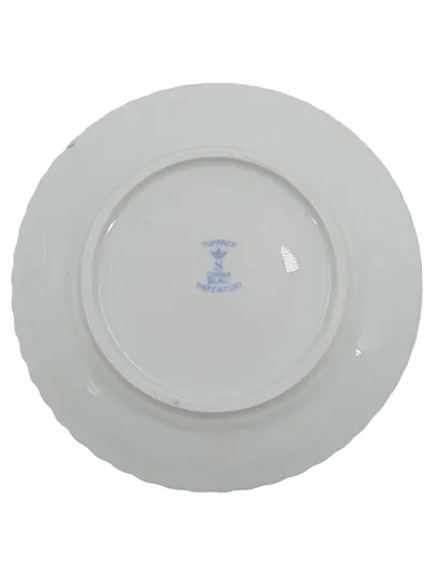 Tuppack Sammelteller China Blau Weiß Porzellan Tiefenfurt Vintage