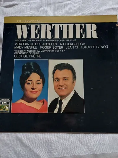 Jules Massenet Werther EMI Vinyl LP Klassik Oper Querschnitt