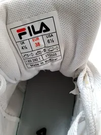 FILA Sneaker Low Damen Sportschuhe Freizeit Weiß Größe 38 Schnürung 5