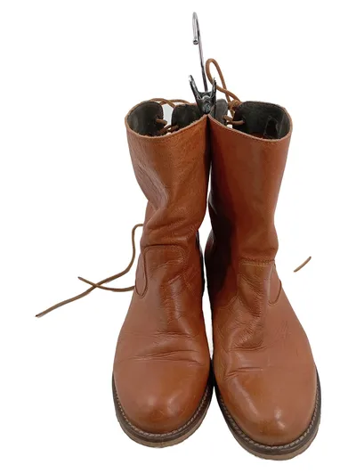 Sommerkind Damen Leder Stiefel Schnürung Braun Gr. 39 Made in Portugal