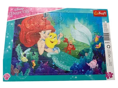 Trefl Puzzle Disney Princess Arielle 30 Teile Kinderpuzzle ab 3 Jahren