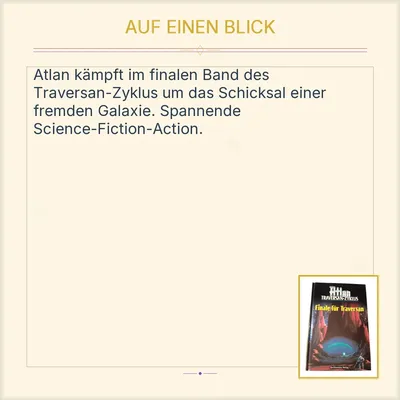 Atlan Traversan-Zyklus Finale für Traversan Science-Fiction Roman Hardcover