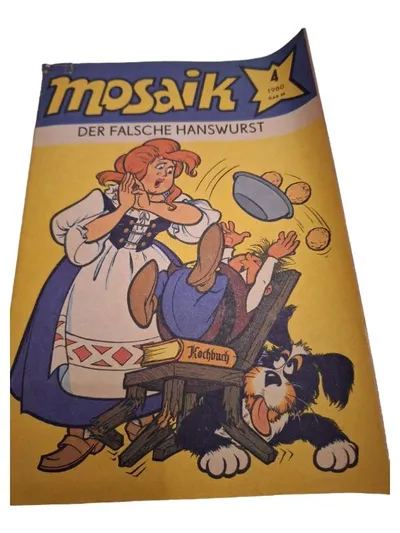 Mosaik Comic 1980 Band 4 Der falsche Hanswurst DDR Heft Vintage