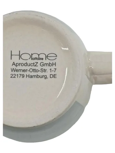 Home affaire Kaffeetasse Tasse Keramik Grün Gestreift Casual 300ml