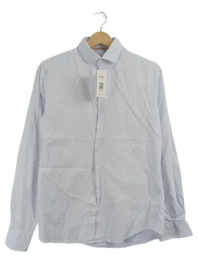 Emilio Adani Herren Business Hemd Slim Fit Langarm Blau Gr. S