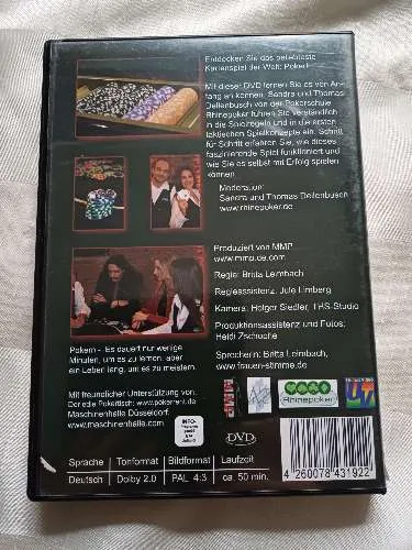 DVD Texas Hold'em Poker lernen Tutorial Sandra & Thomas Dellenbusch Kartenspiel