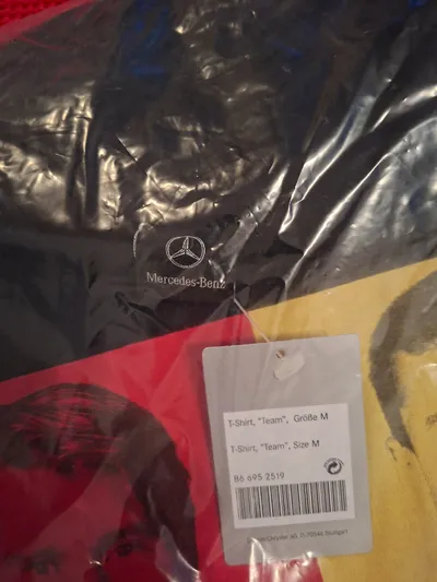 Mercedes-Benz West McLaren T-Shirt Herren Gr. M Schwarz Vintage F1