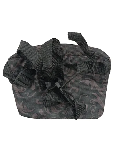 Bauchtasche Gürteltasche Schwarz Florales Muster Polyester Casual