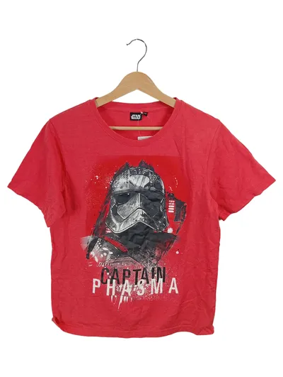 Star Wars Captain Phasma T-Shirt Kinder Gr. 164 Rot Kurzarm