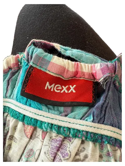 Mexx Sommerkleid Mädchen 98 Kariert Bohemian Rüschen Trägerkleid Mehrfarbig