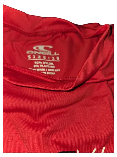 O'Neill UV-Schutz Shirt Kinder Gr. 10/140 Rot Rash Guard Surf