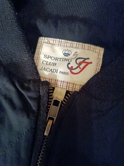 Jacadi Sporting Club Steppweste Kinder Gr. 128 Navy Blau Reißverschluss
