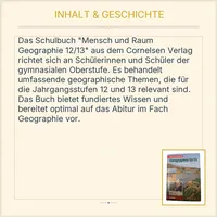 Cornelsen Mensch und Raum Geographie 12/13 Oberstufe Schulbuch Abitur 3