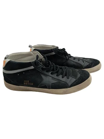 Golden Goose Mid Star Herren Sneaker High Schwarz Größe 46 GGDB