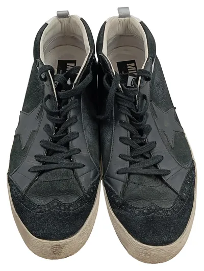 Golden Goose Mid Star Herren Sneaker High Schwarz Größe 46 GGDB