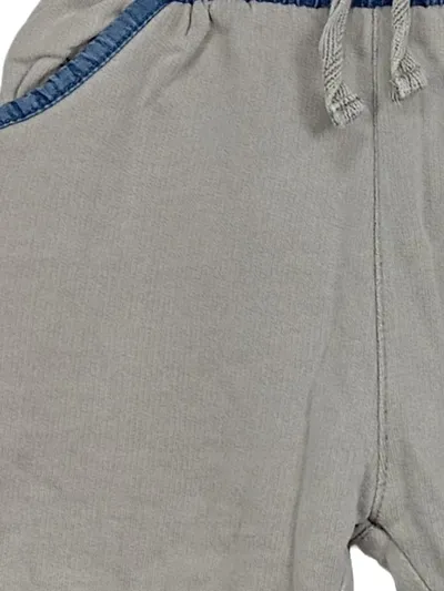 Obaïbi Baby Jogginghose Gr. 74 Grau Blau Elastikbund Kinder