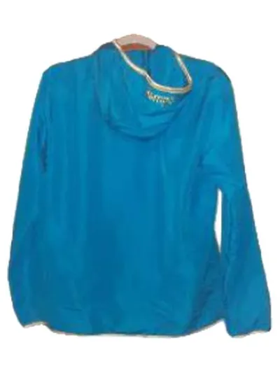 Kempa Trainingsjacke Kinder Gr. 164 Blau Gold Kapuze Windbreaker
