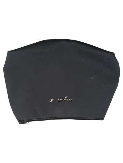 agnès b. Kosmetiktasche Schwarz Damen Makeup Bag Minimalistisch